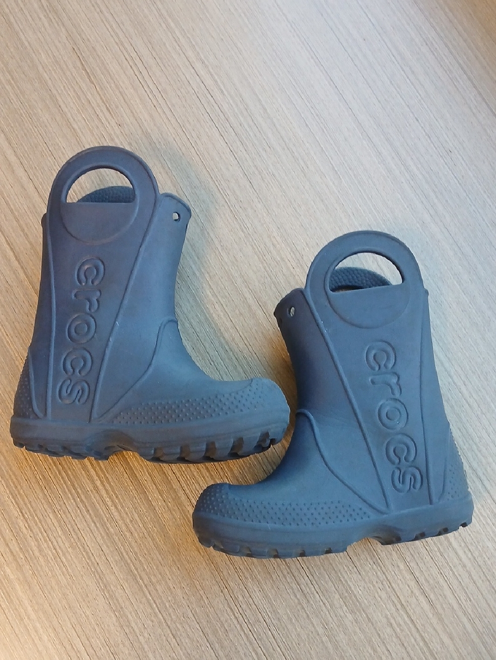 CROCS Blue Rain Boots SZ C9